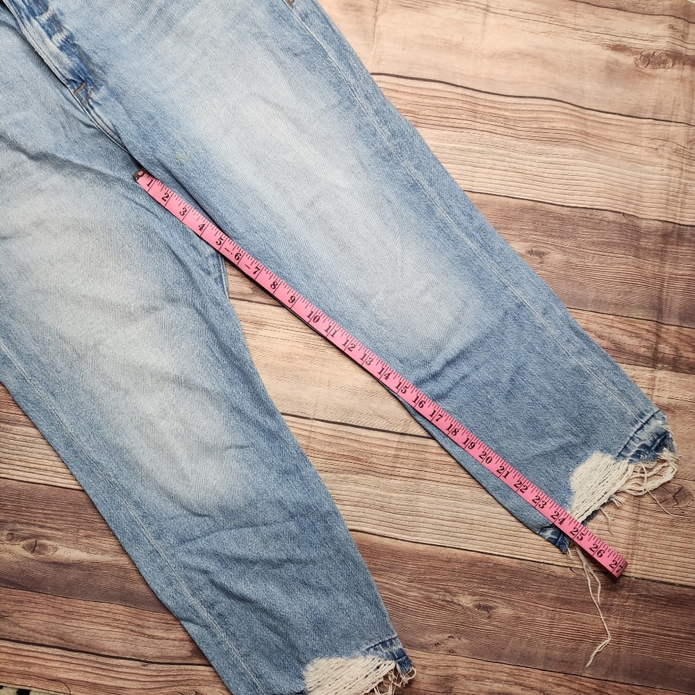 Frame Denim Light Blue Cropped Ankle Jeans - Picture 3 of 10